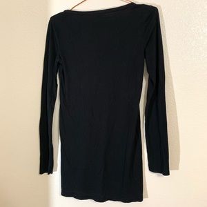 Splendid Tops - Splendid | Black Long Sleeve Basic Black Tunic Tee Splendid Tops - Splendid | Black Long Sleeve Basic Black Tunic Tee